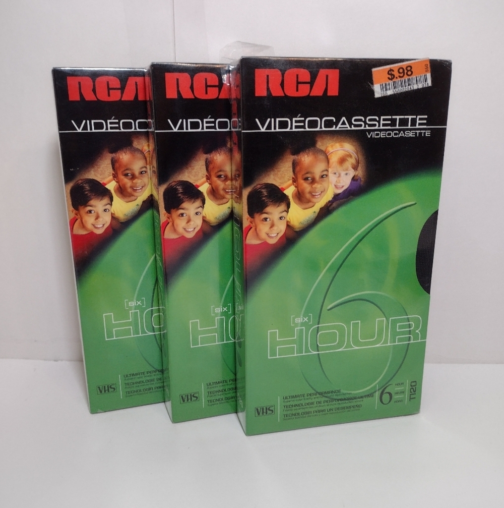 RCA 6-Hour Videocassette Pack